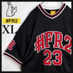 【入手困難】FR2 メッシュ ゲームシャツ 刺繍 ストリート XLサイズ 美品 入手困難】FR2 メッシュ ゲームシャツ 刺繍 ストリート XLサイズ 美品