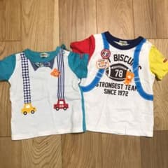 ミキハウス ダブルビー Tシャツ80&100のサムネイル