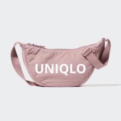 UNIQLO ラウンドミニショルダー ピンク 斜めがけ ポシェット バッグのサムネイル