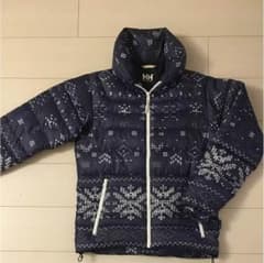セール❗️ヘリーハンセン ノルディック柄ダウン Sのサムネイル