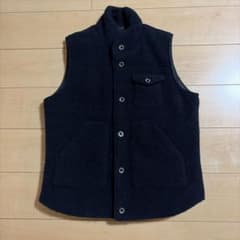 BEAMS HEART メンズ ボアベスト ネイビーのサムネイル