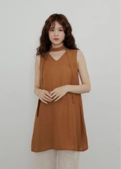 【yourmle】【新品未使用】リネンタッチチュニックブラウスのサムネイル