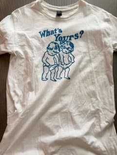 着画あり 古着 赤ちゃんTシャツ ホワイト vintage itimiのサムネイル