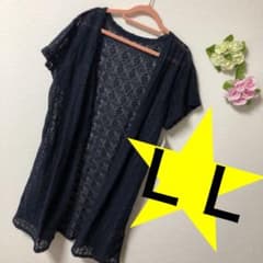 新品♡《ＬＬ》総レース　ガウン　トッパーのサムネイル