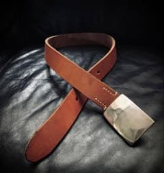 THE FLAT HEAD. 極重、肉厚！漢のチャンピオンプレートベルト THE FLAT HEAD. 極重、肉厚！漢のチャンピオンプレートベルト - メルカリ