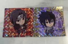 NARUTO ナルト　ウエハース　シール　1弾　うちはサスケ　うちはいたちのサムネイル
