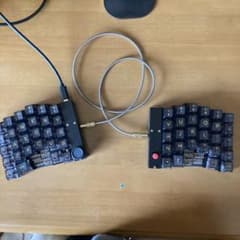 分割型QWERTYキーボード 本体　テンティング付き