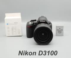 □完動品 Nikon D3100 デジタル一眼レフ ショット数2411 - メルカリ