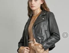 DOMENICO・SAVIO ブラック レザーライダースのサムネイル