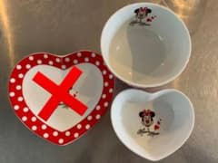 ディズニーランド　販売終了　3点セット　ミニー　食器のサムネイル