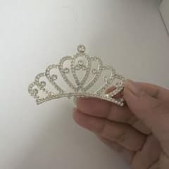 ラインストーン ティアラ ヘアアクセサリー 文化祭のサムネイル