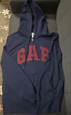 GAP ジップ　パーカー ネイビー　Mサイズのサムネイル