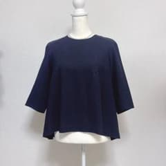 極美品✨ADORE アドーア 七分袖 フレア シアー バックロング 薄手
