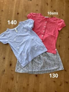 セット　Tシャツ2枚　スカートのサムネイル