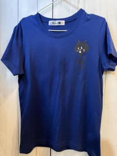 にゃー 猫イラスト ネイビー Tシャツのサムネイル