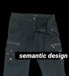 semantic design カーキ カーゴパンツ y2k 平成 お兄系 - メルカリ