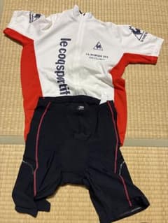 メンズle coq sportif サイクルジャージ 半袖 Lサイズおまけ付き