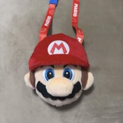 マリオ　首掛けポーチ　中古　一回のみ使用のサムネイル