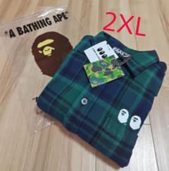 即発送 BAPE COMME des GARCONS CHECK SHIRT