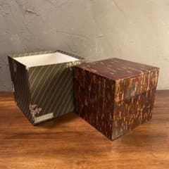 未使用品 秋田角舘 樺細工 三段重箱 桜皮細工 伝統工芸 道具箱 収納 未使用品 秋田角舘 樺細工 三段重箱 桜皮細工 伝統工芸 道具箱 収納