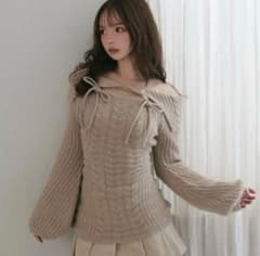 アンドマリー ニットトップス♡ Aura cable knit tops ANDMARY Aura cable knit tops - メルカリ