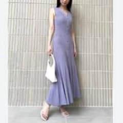 【snidel】ノースリニットワンピース ロングワンピースのサムネイル