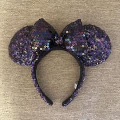 ディズニー カチューシャ スパンコール パープルのサムネイル