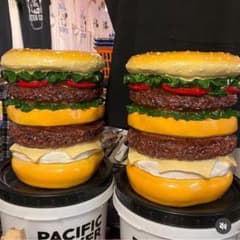 ハンバーガー 椅子 アメリカン 雑貨 インテリア ガレージ スツール