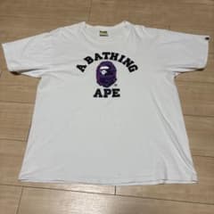 A BATHING APE Tシャツ パープルカモ XLのサムネイル