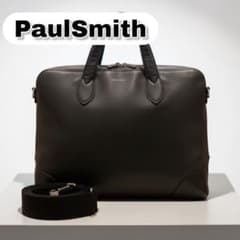 Paul Smith 希少 2way ビジネスバッグ レザー A4 黒 リザード