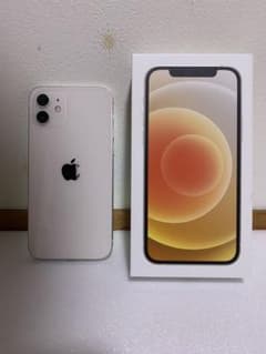 ジャンク Apple iPhone 12 ホワイト 64GB 本体 箱付き - メルカリ