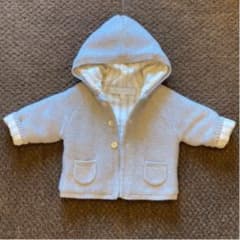 タルティーヌエショコラ ベビー アウター カーディガン グレー 1M 