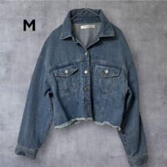 【美品】　エムズエキサイト　デニムジャケット　Gジャン　レディース　Mのサムネイル
