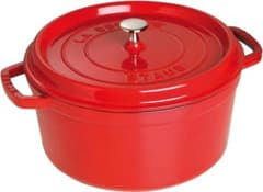 【新品】STAUB 赤 両手ホーロー鍋 直径280mm IH対応 国内正規品のサムネイル