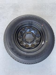 新車外し ジムニーシエラ 純正 ホイール 背面 スペア タイヤ セット スズキのサムネイル