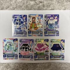 アイカツ カード 霧矢あおい　トップス　ボトムス　7枚セットのサムネイル