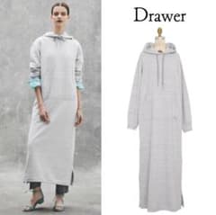 【美品】Drawer ドゥロワー スウェットロングワンピース グレー 美品】Drawer ドゥロワー スウェットロングワンピース グレー - メルカリ