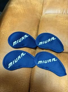 三浦技研　アイアンカバー　ネイビー　新品 美品】三浦技研 アイアンカバー ネイビー 4個 - メルカリ