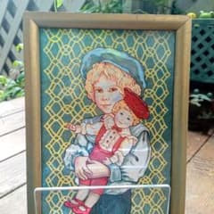 ジャン・ハガラ ステンドグラス 少年とお人形 ステファン グラス