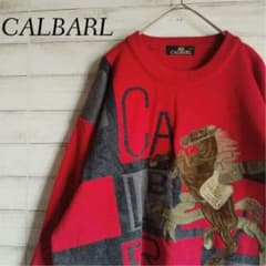 【CALBARI】馬刺繍ニットセーターのサムネイル