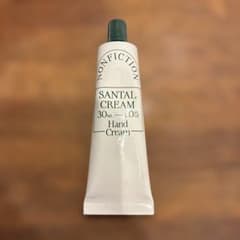 【新品】NONFICTION ハンドクリーム　SANTAL CREAM 30ml