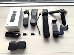 ◆DJI osmo pocket◆付属品多数 バッテリー 三脚 スマホホルダーのサムネイル