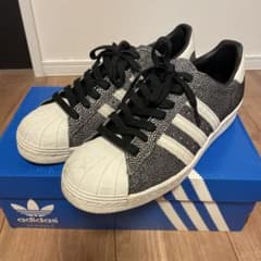 美品】adidas super star 80s エイ革風　型押しレザーのサムネイル