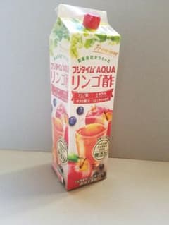 リンゴ酢8本　富士薬品フジタイムAQUAのサムネイル