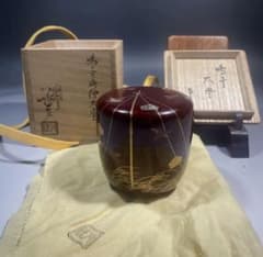 川端近左 鳴子蒔絵 大棗 表千家 即中斎極め／共箱 共布 - メルカリ