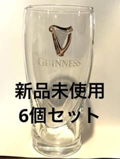【非売品新品】ギネス スリム パイントグラス 6個セット【未使用】のサムネイル