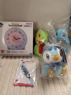 ポケモン 一番くじ 30周年記念 A賞、ポッチャマ、キモリ、ゼニガメ、I賞 ポケモン 一番くじ 30周年記念 A賞、ポッチャマ、キモリ、ゼニガメ、I