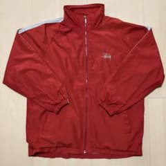 90s old stussy 短丈ナイロンジャケット　トラックジャケット
