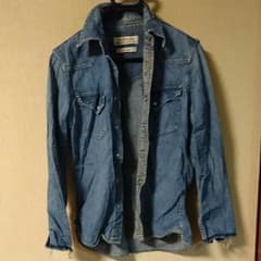 レミレリーフ ダメージ加工 デニムシャツのサムネイル