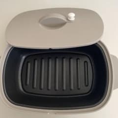 電子レンジ調理器 グリルプレート 蓋付きのサムネイル